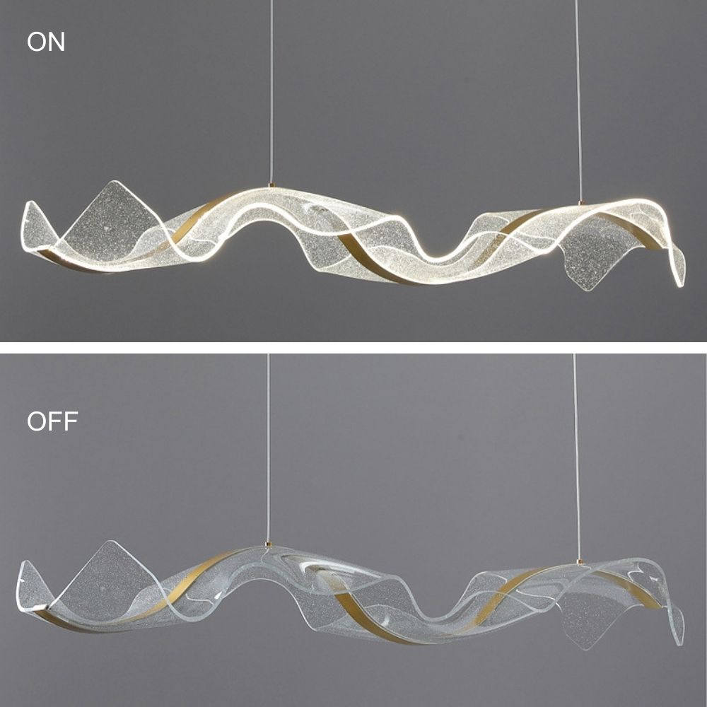 Modern Metal & Acrylic Pendant Light