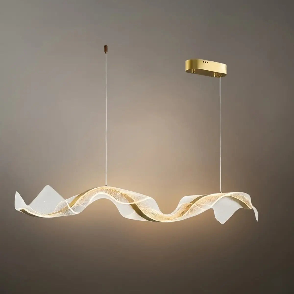 Excelis Modern Metal & Acrylic Pendant Light