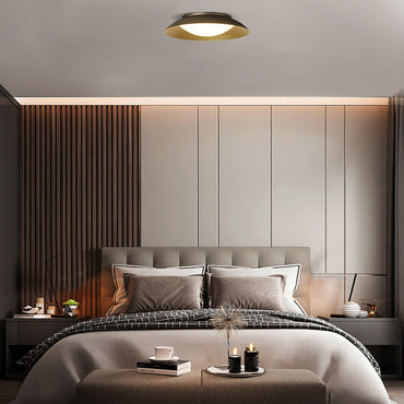 Nordic Green Flush Mount Ceiling Light Bedroom