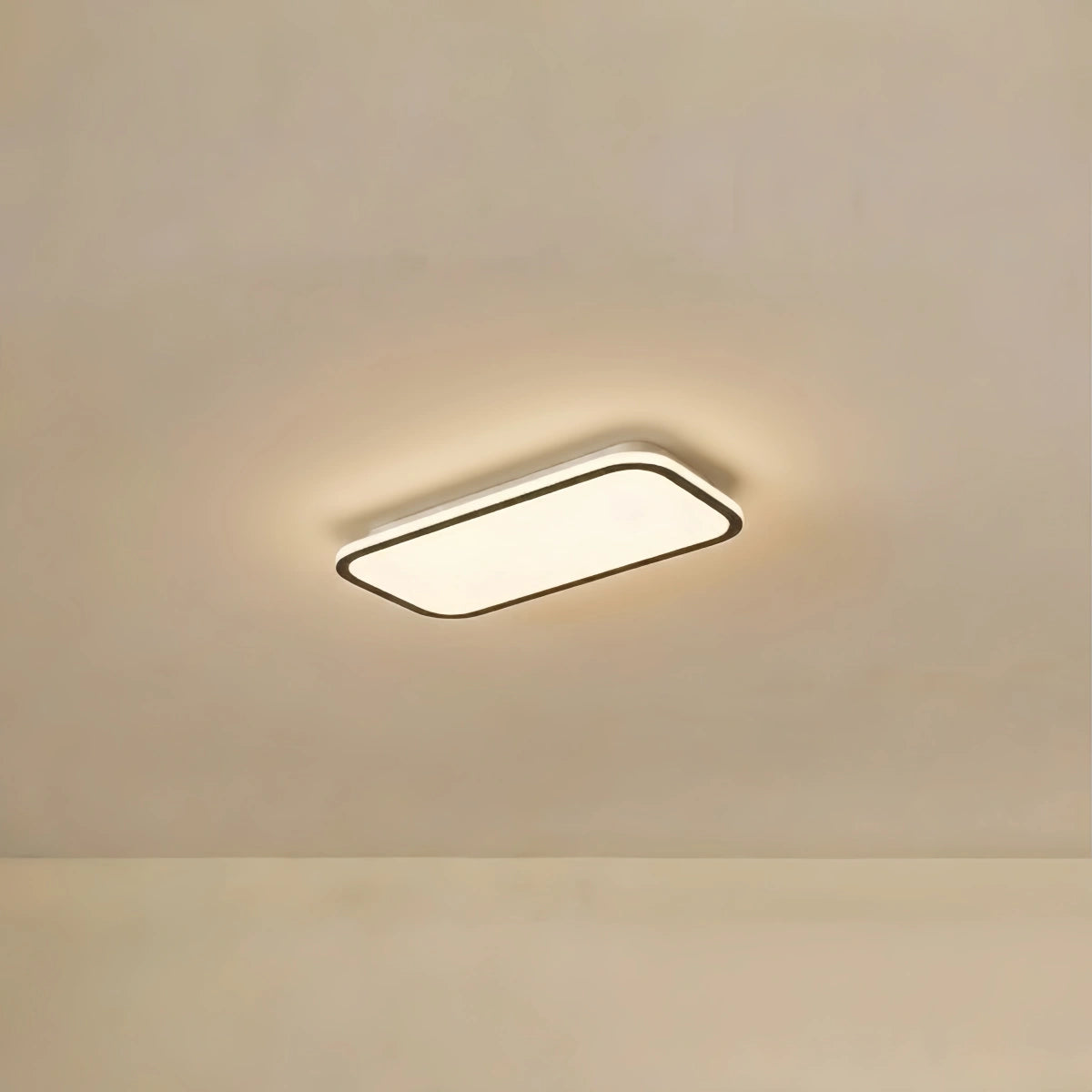 Modern LED Ceiling Light – Metal/Silica Gel Fixture for Living Room