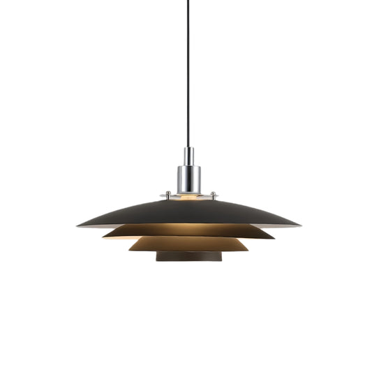 Modern Metal Pendant Light — Black
