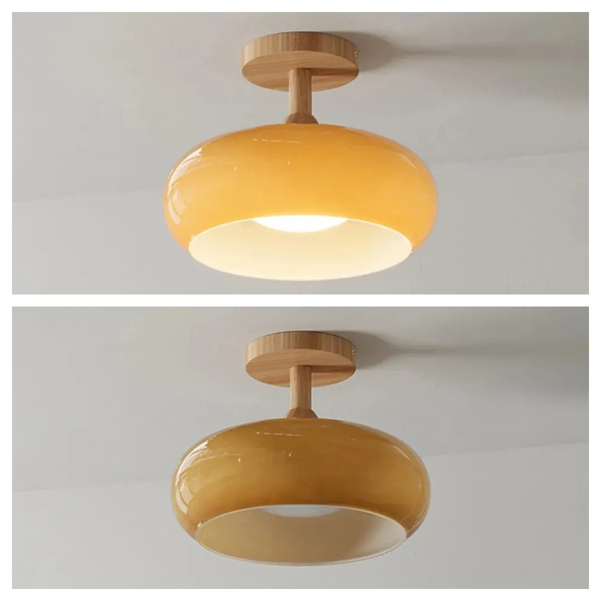 Modern Glass LED Ceiling Light