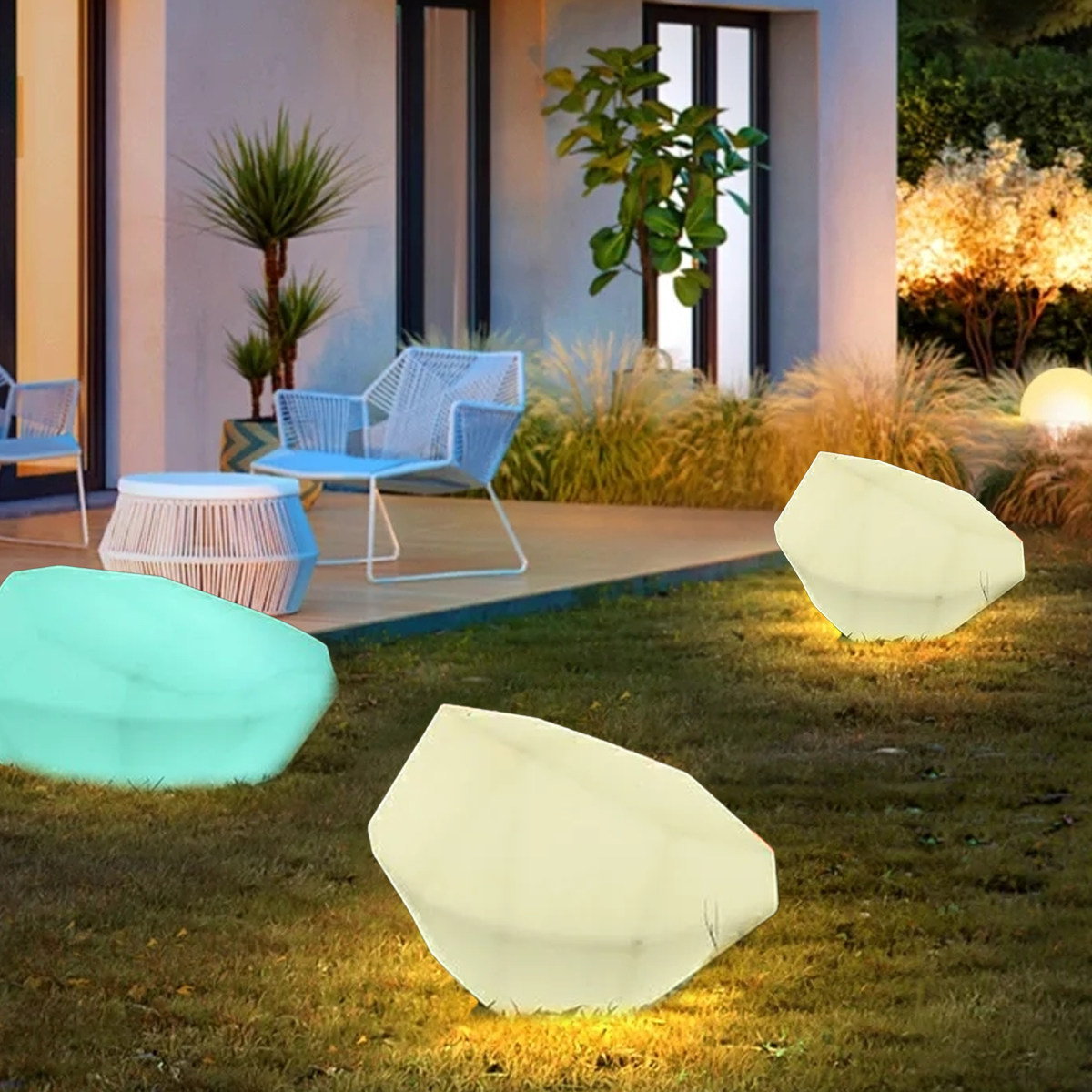 Art Deco RGB Ground Light