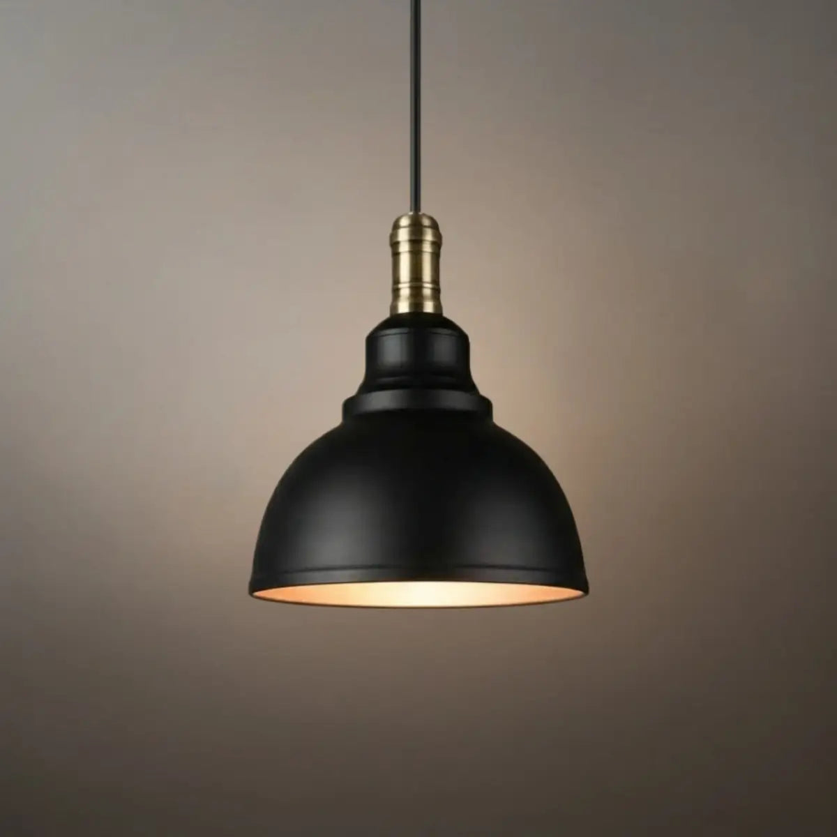 Irondale Industrial Metal Pendant Light - Copper Dome Design for Dining Room