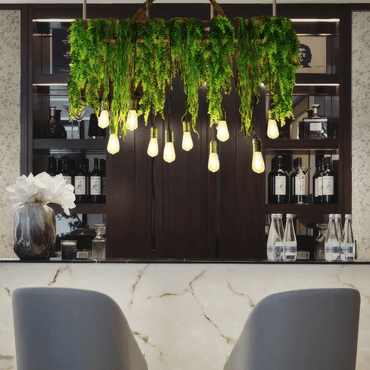 Decorative Green Pendant Light Bar Counter