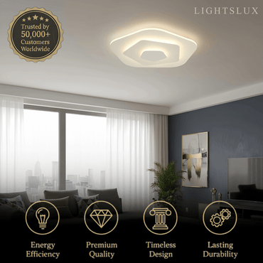 Crema Modern Nordic Round Flush Mount Ceiling Light – White Fixture