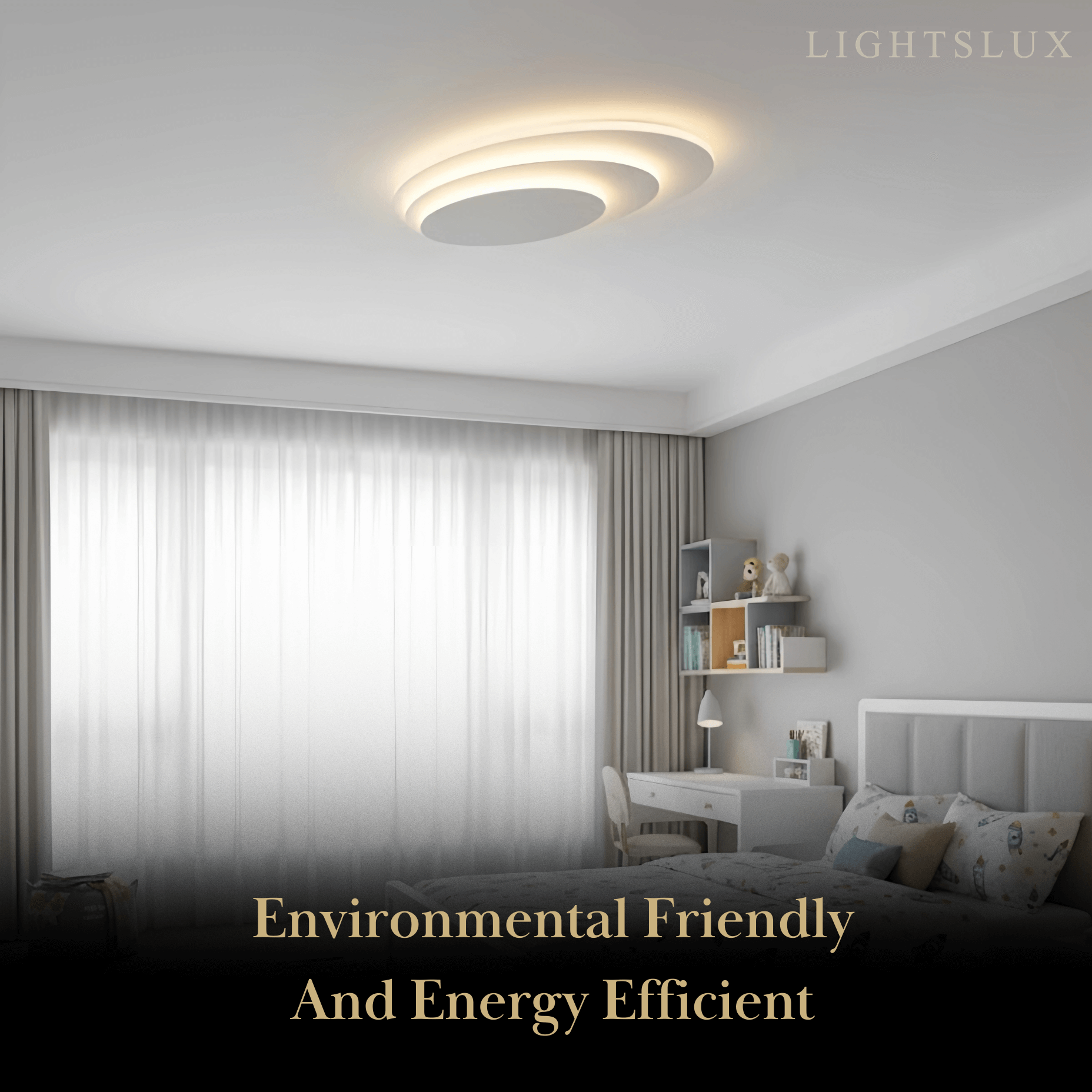 Crema Modern Nordic Round Flush Mount Ceiling Light – White Fixture