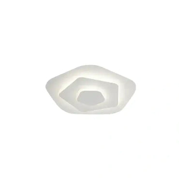 Crema Modern Nordic Round Flush Mount Ceiling Light – White Fixture