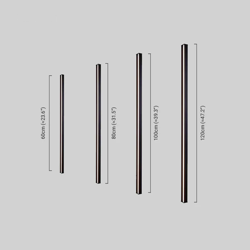 Minimalist Linear Wall Lamp has 4 Sizes