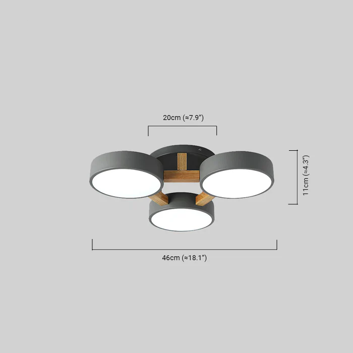 Minimalist Ceiling Light Round Size