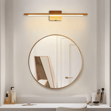 Minimalist Wood & Acrylic Wall Lamp for Bedroom