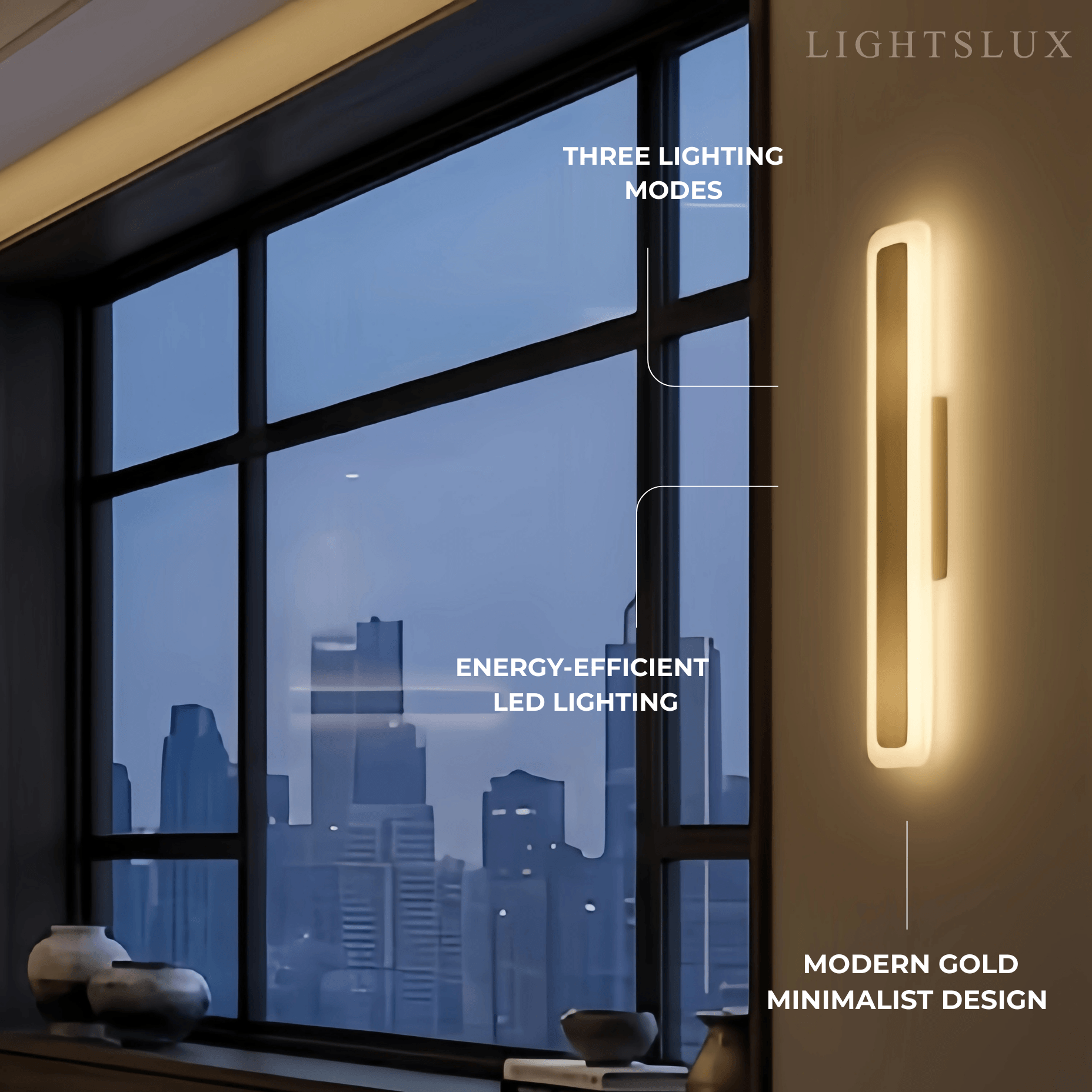 Vanity Light — Metal & Acrylic