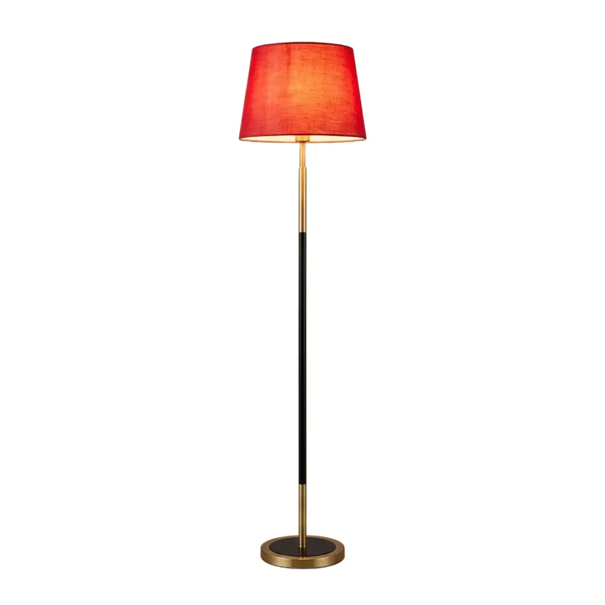 Zenno Modern Cylinder Fabric Floor Lamp