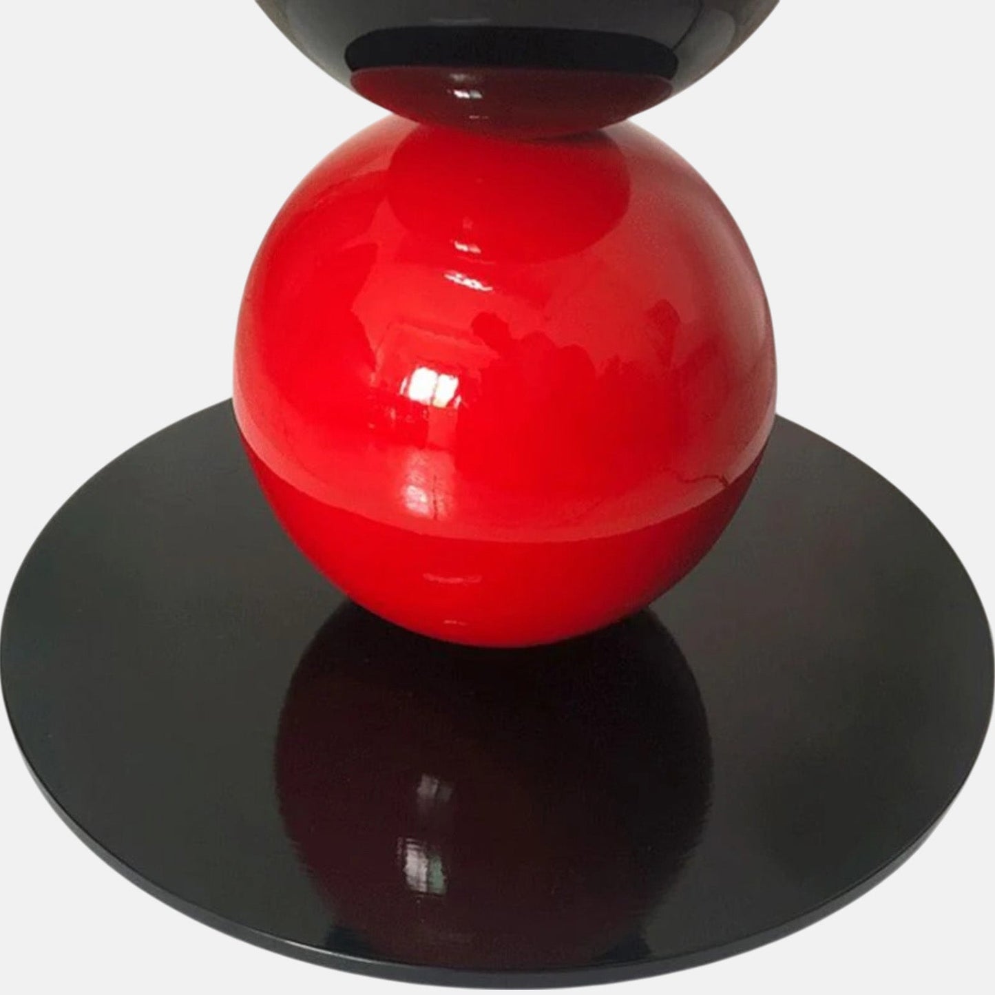 Morandi Red/Green Floor Lamp Metal Acrylic Globular Bedroom