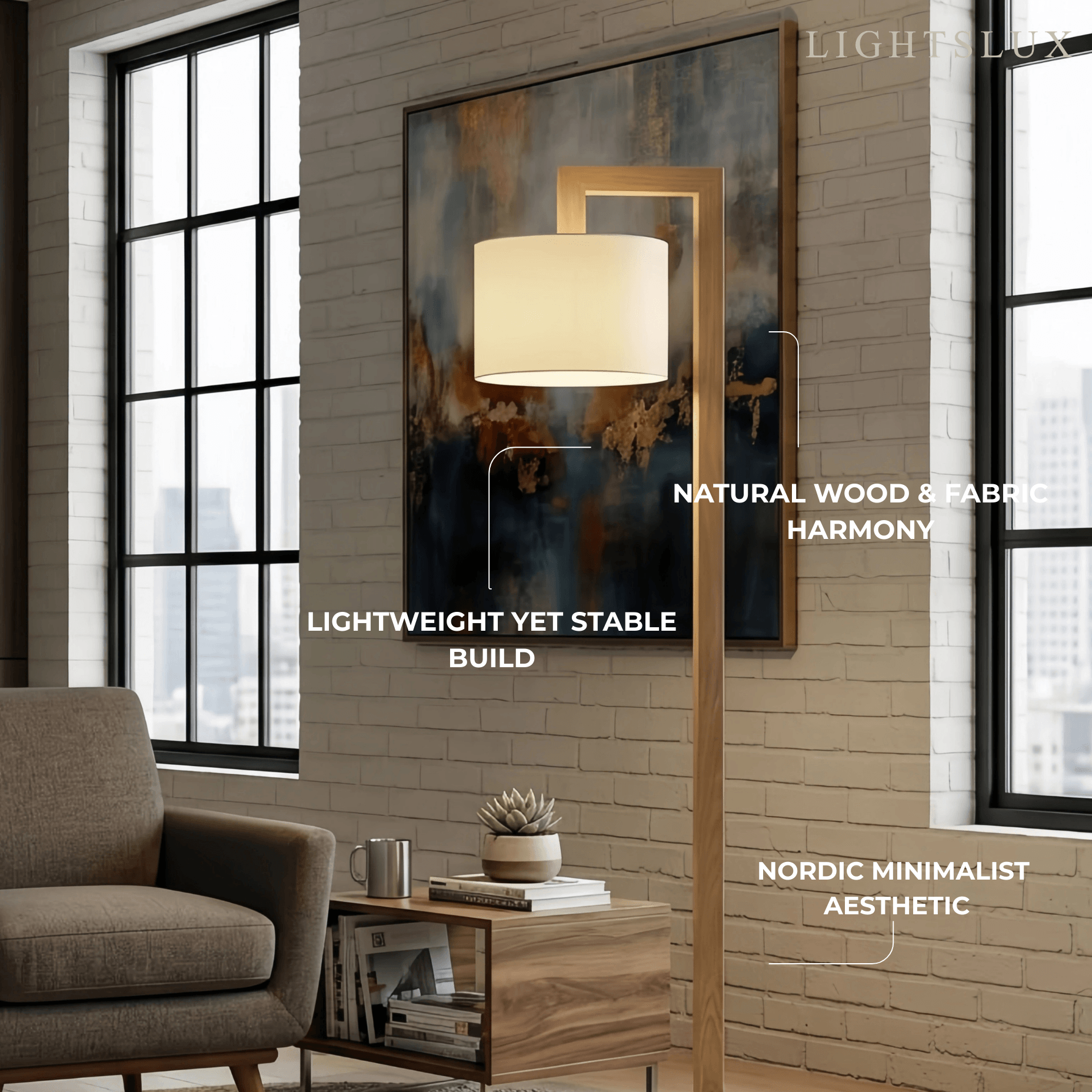 Crema Nordic Floor Lamp