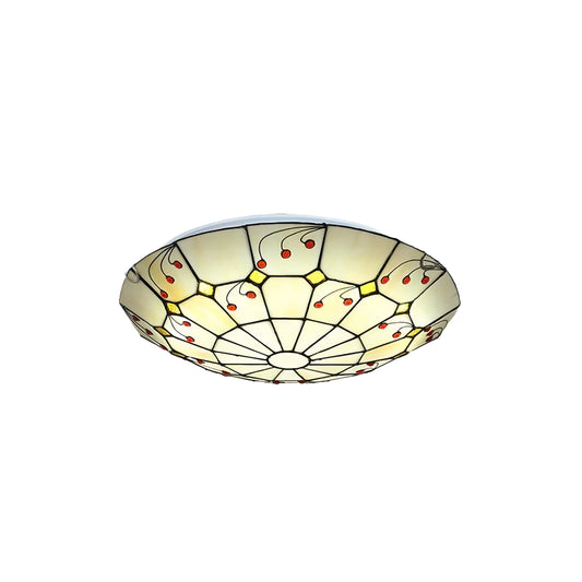 Vintage Multicolor Glass Ceiling Light