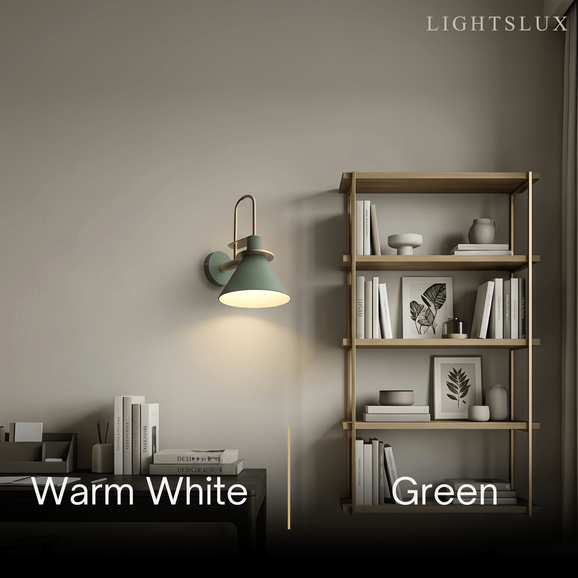 Irondale Nordic Conical Wall Lamp - Metal for Living Room/Bedroom