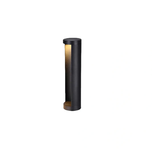 Minimalist Solar Outdoor Lamp - Black Metal