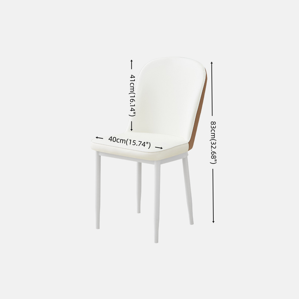 Silla de recepción Aura - Moderna, cuero negro