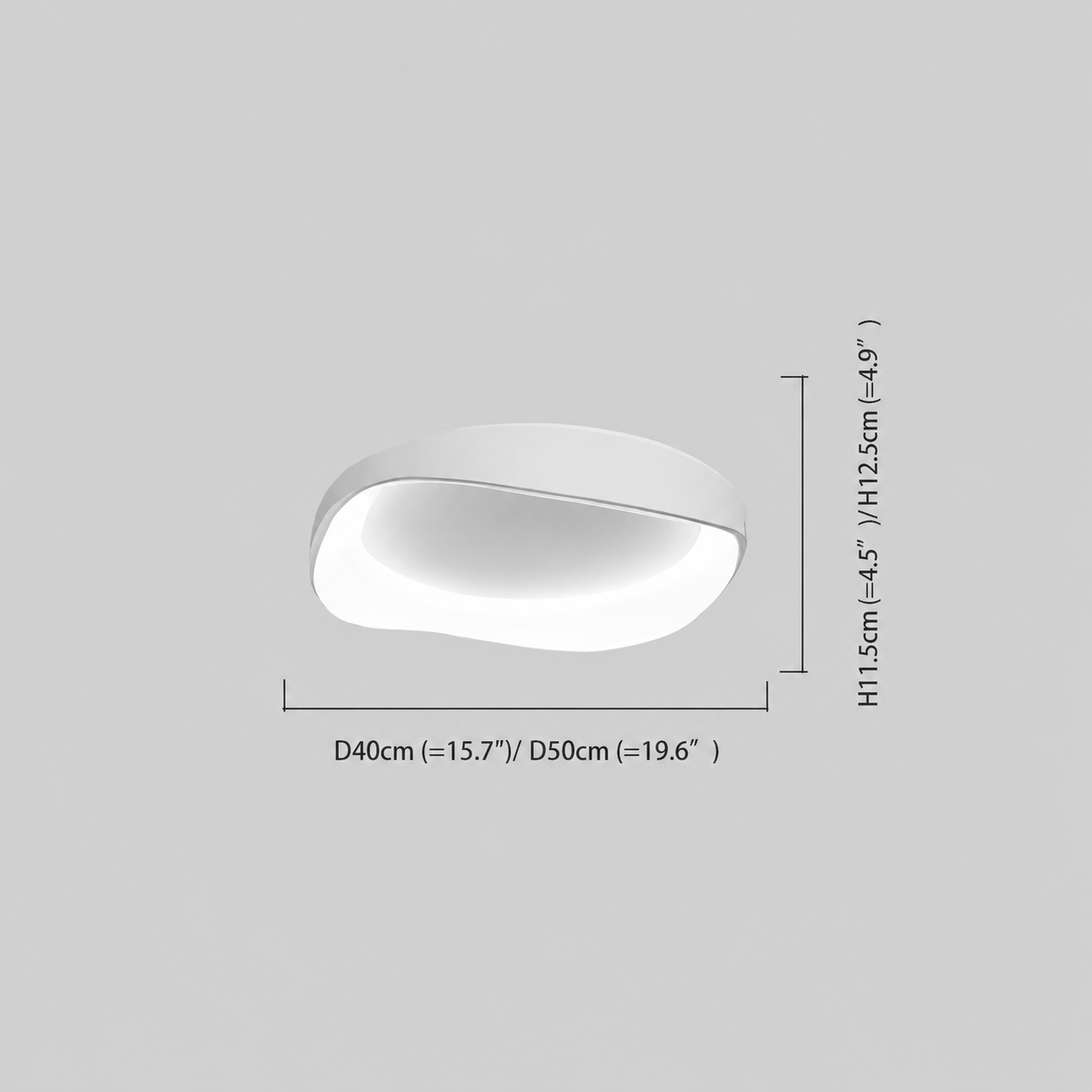 Lámpara de techo LED moderna blanca Crema, montaje empotrado, metal/acrílico, para sala de estar