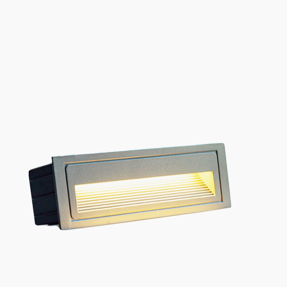 Arcato Modern LED Deck Step Light – Black Metal Waterproof Sensor Light for Stairs