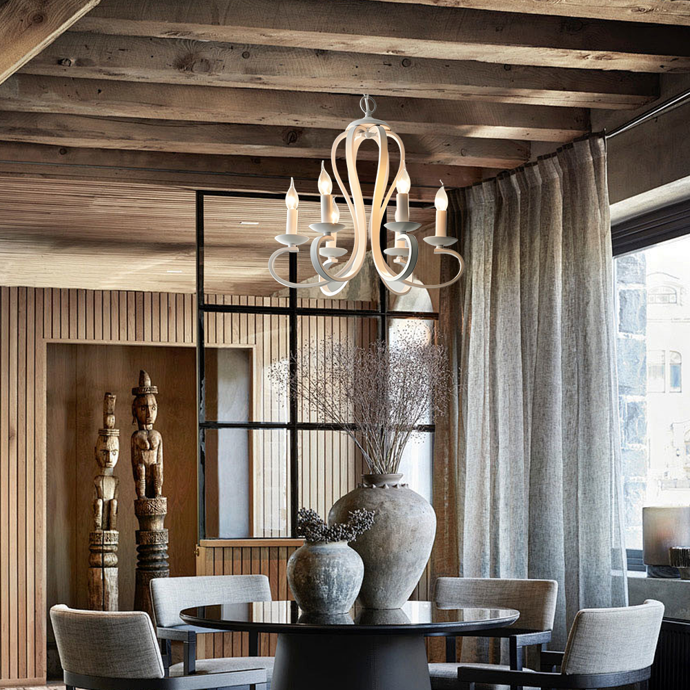 Metal Multi-Light Fixture for Dining Room/Living Room
