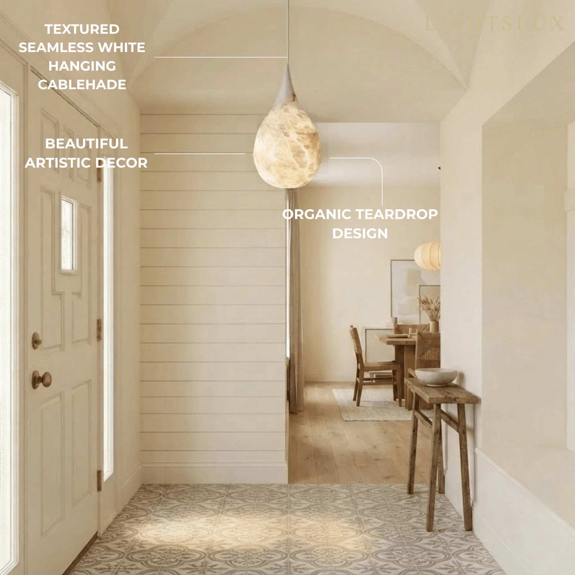Light Luxury ——Natural Translucent For Dining & Bedroom