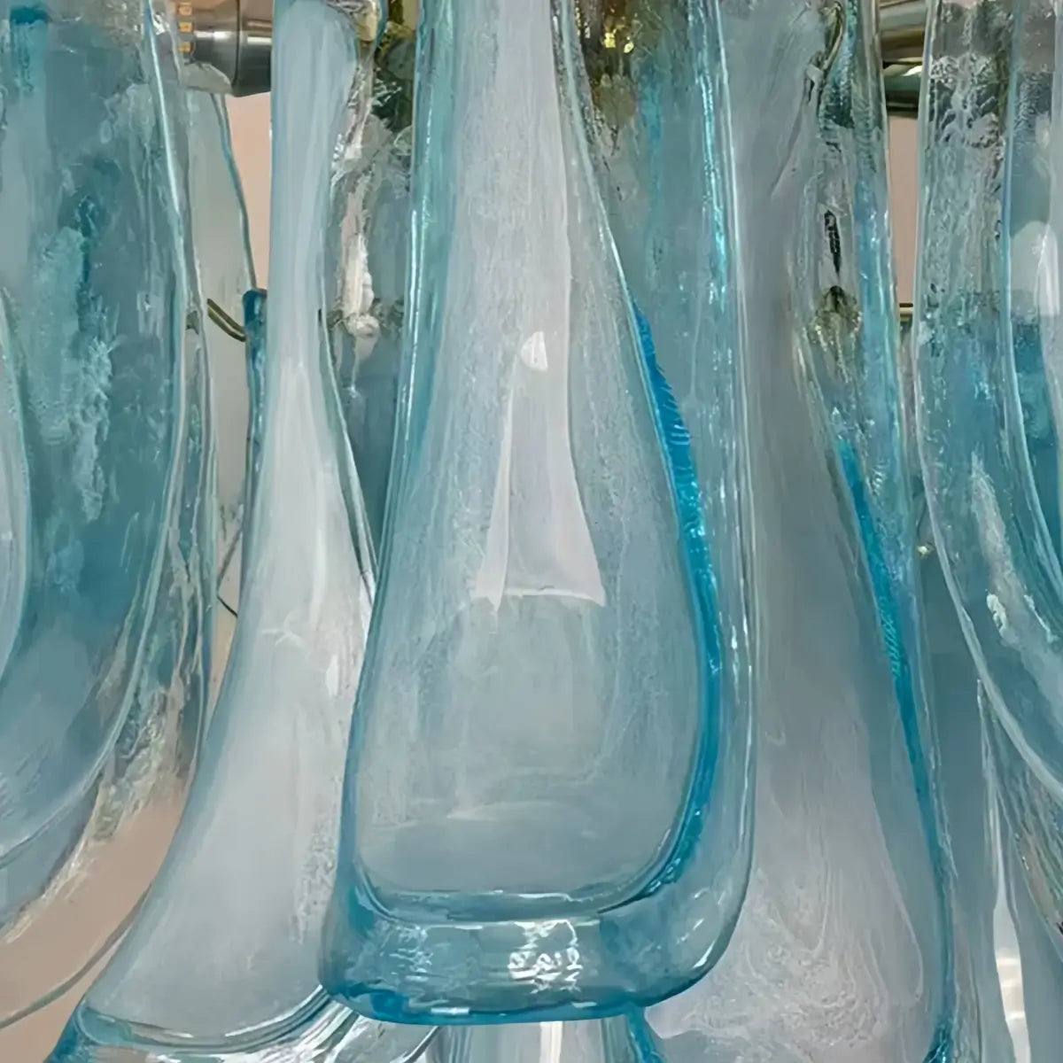 Excelis_Glass_Pendant_Light_--_Blue for_Living_Room