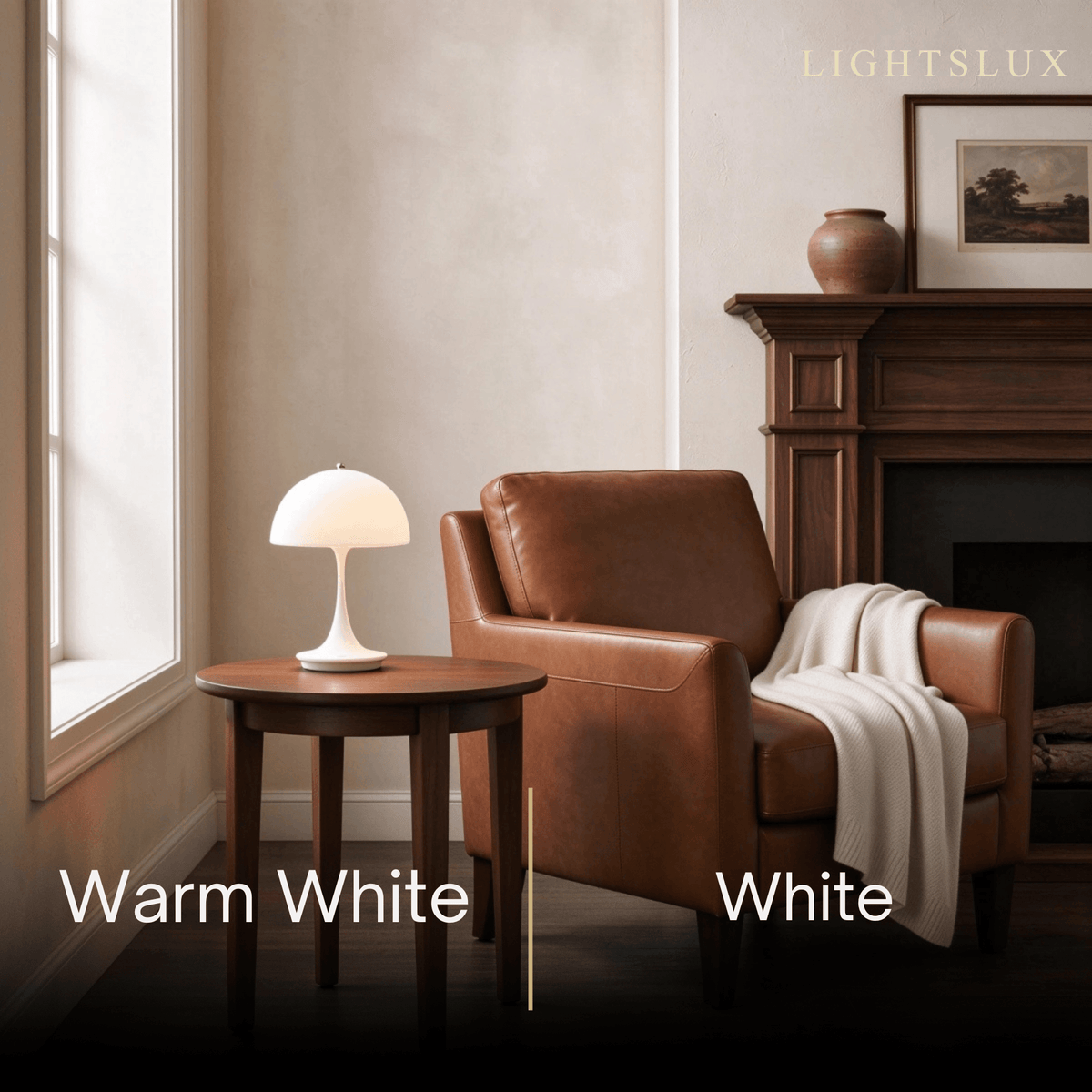 Vivara Minimalism Acrylic Table Lamp-- Touch Whiter for W