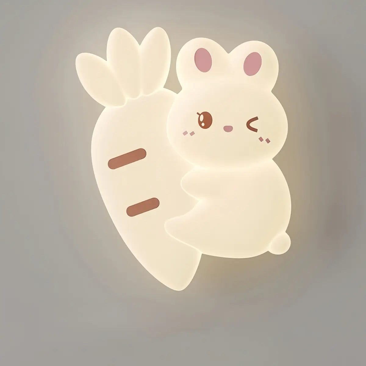 Vivara Cartoon Ceiling Lamp -- Iron & PE White for Bedroom Detail