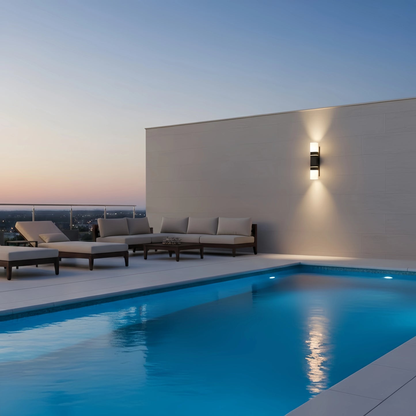 Arcato Minimalist Wall Lamp, 2 Style,for Indoor/Outdoor Space