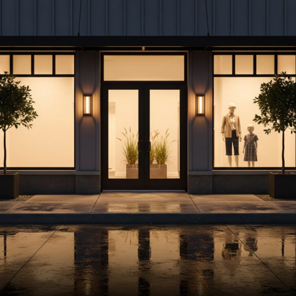 Modern Outdoor Solar Wall Light-Waterproof for Yard/Lawn