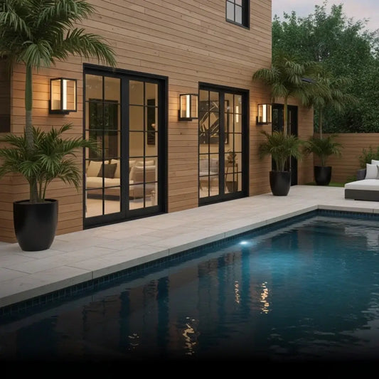 Modern Outdoor Solar Wall Light-Waterproof for Yard/Lawn