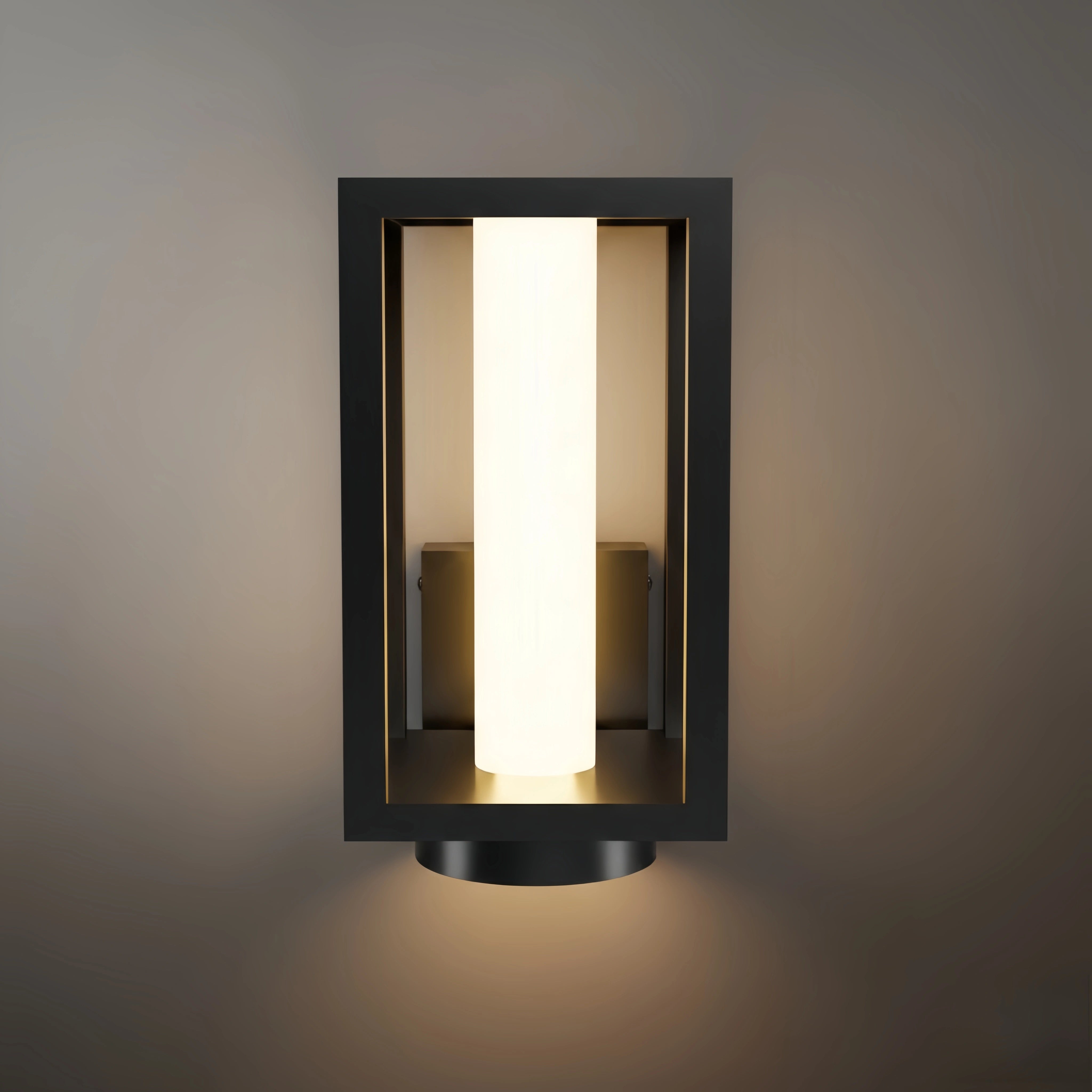 Modern Outdoor Solar Wall Light-Waterproof for Yard/Lawn