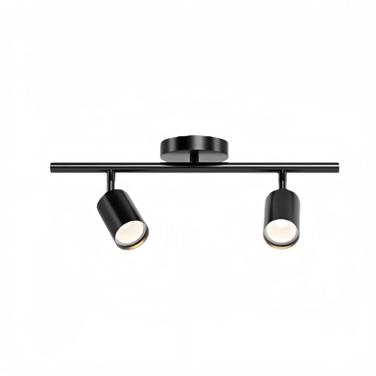 Minimalist Linear Track Light – Brushed Gold/Matte Black for Living/Study Room