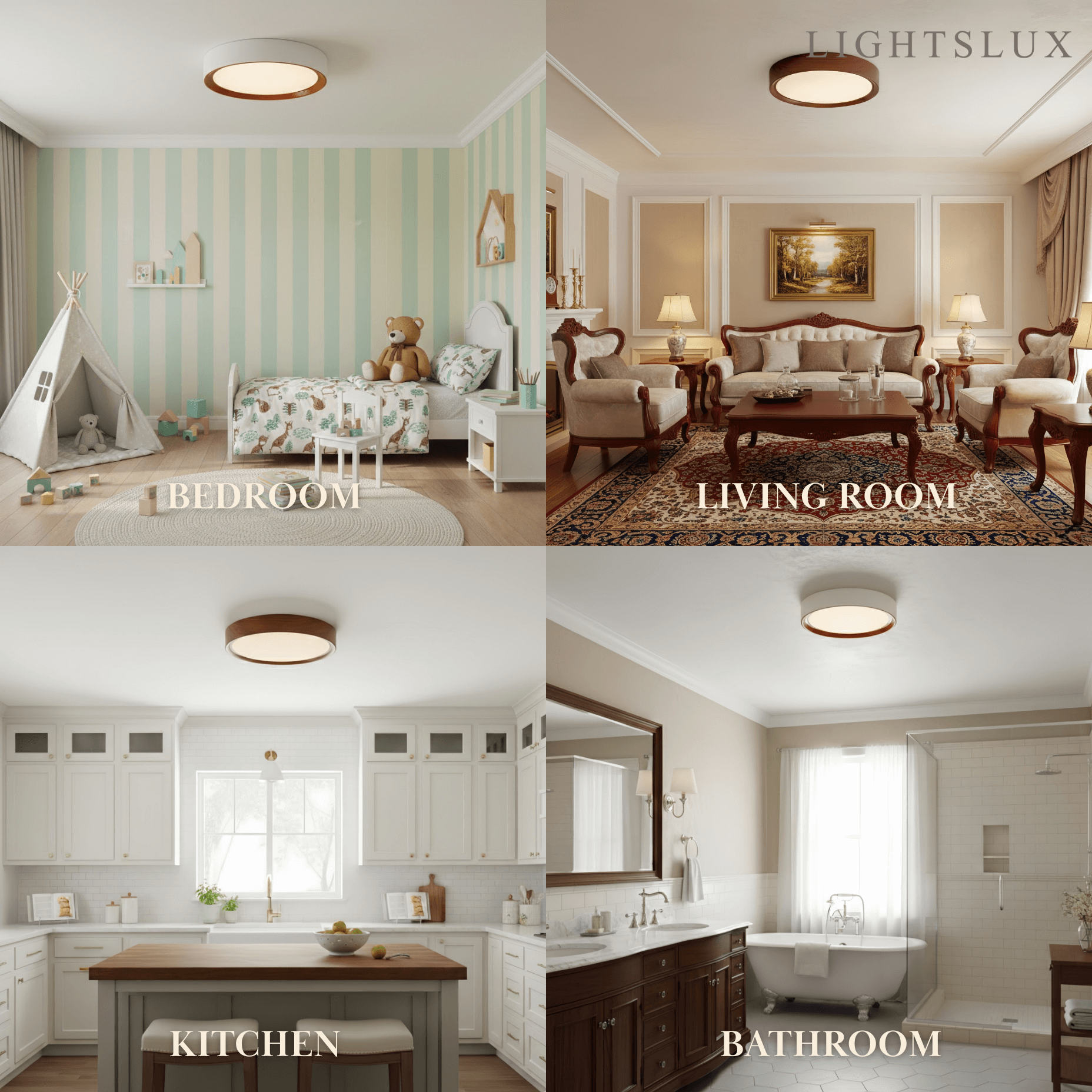 Zenno Modern Flush Mount Ceiling Light