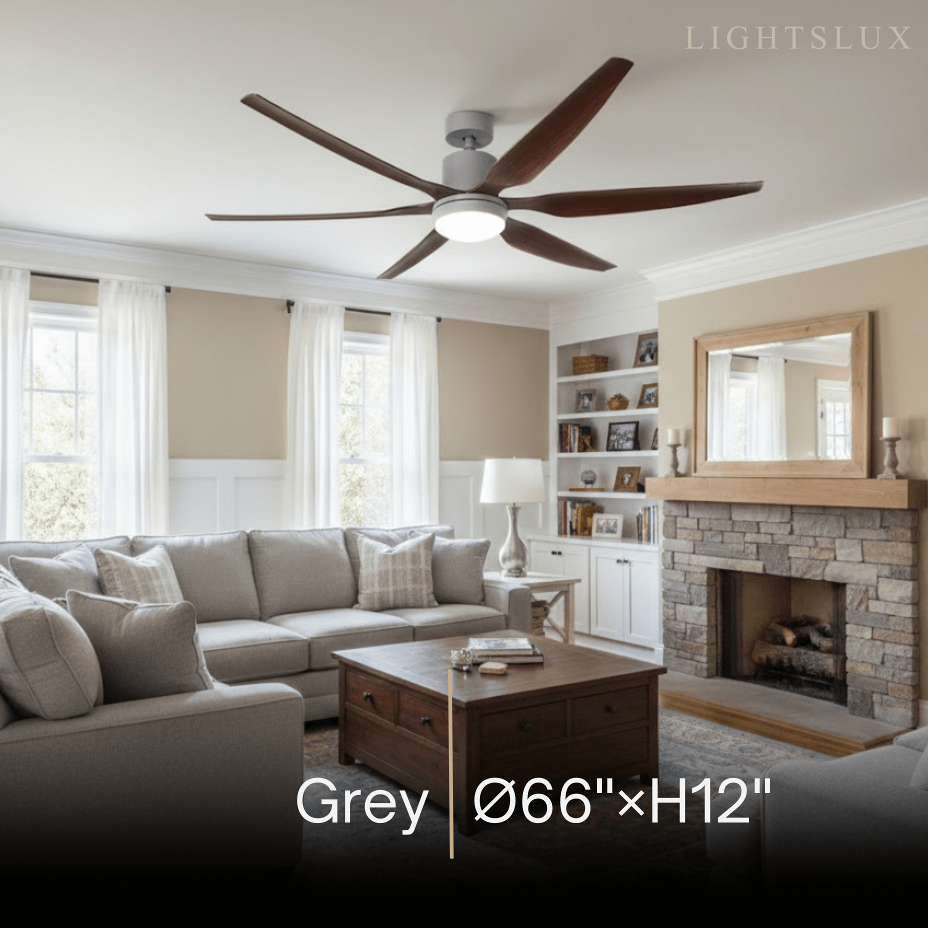 Morandia Modern Ceiling Fan Light