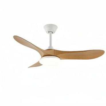 Zenno Modern Wood Ceiling Fan Light – 42” 52” Adjustable Airflow & Light Dining Room