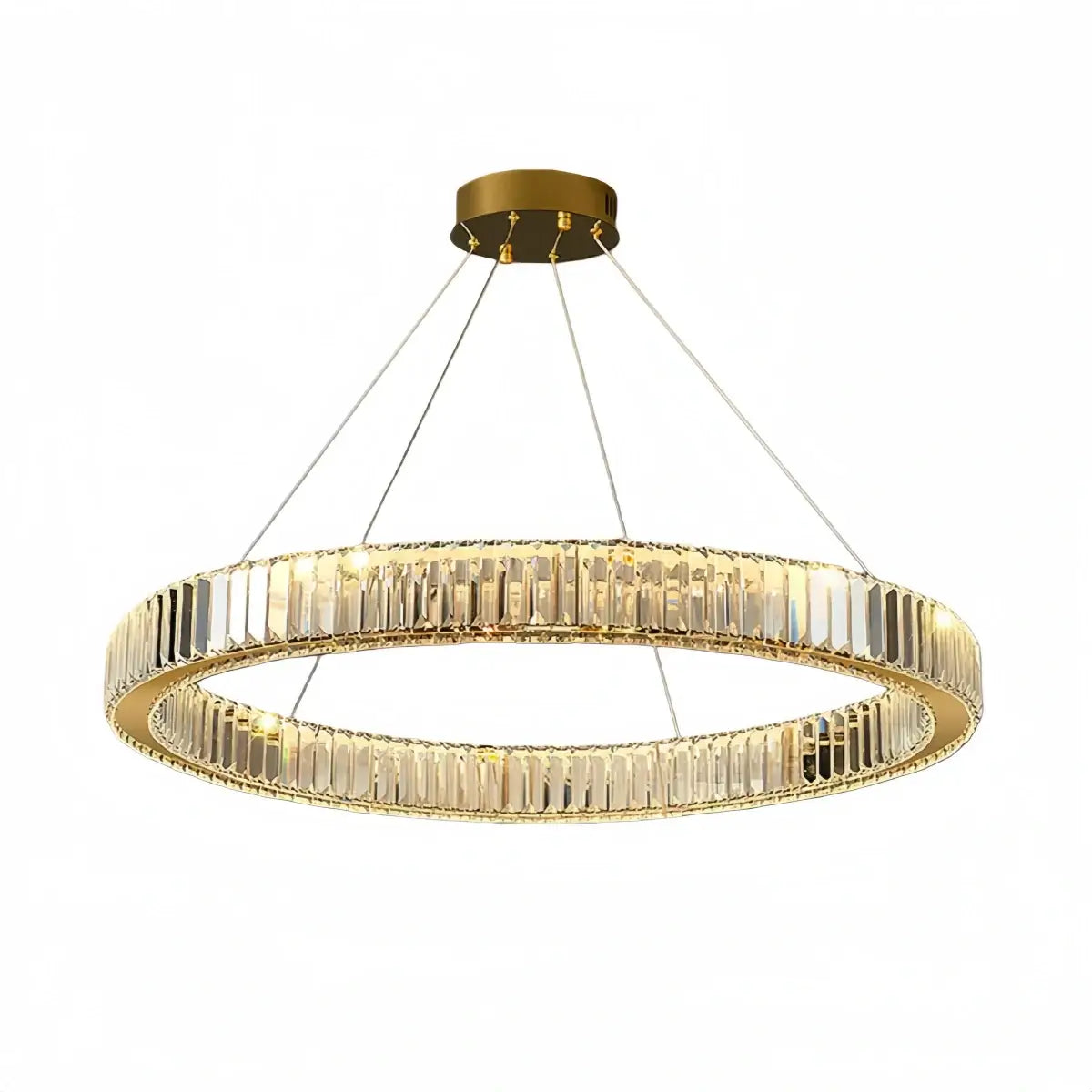 Modern Interlaced Ring Pendant Light