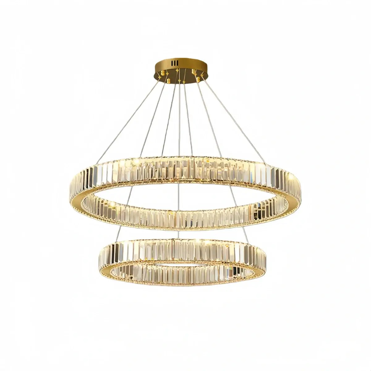 Modern Interlaced Ring Pendant Light