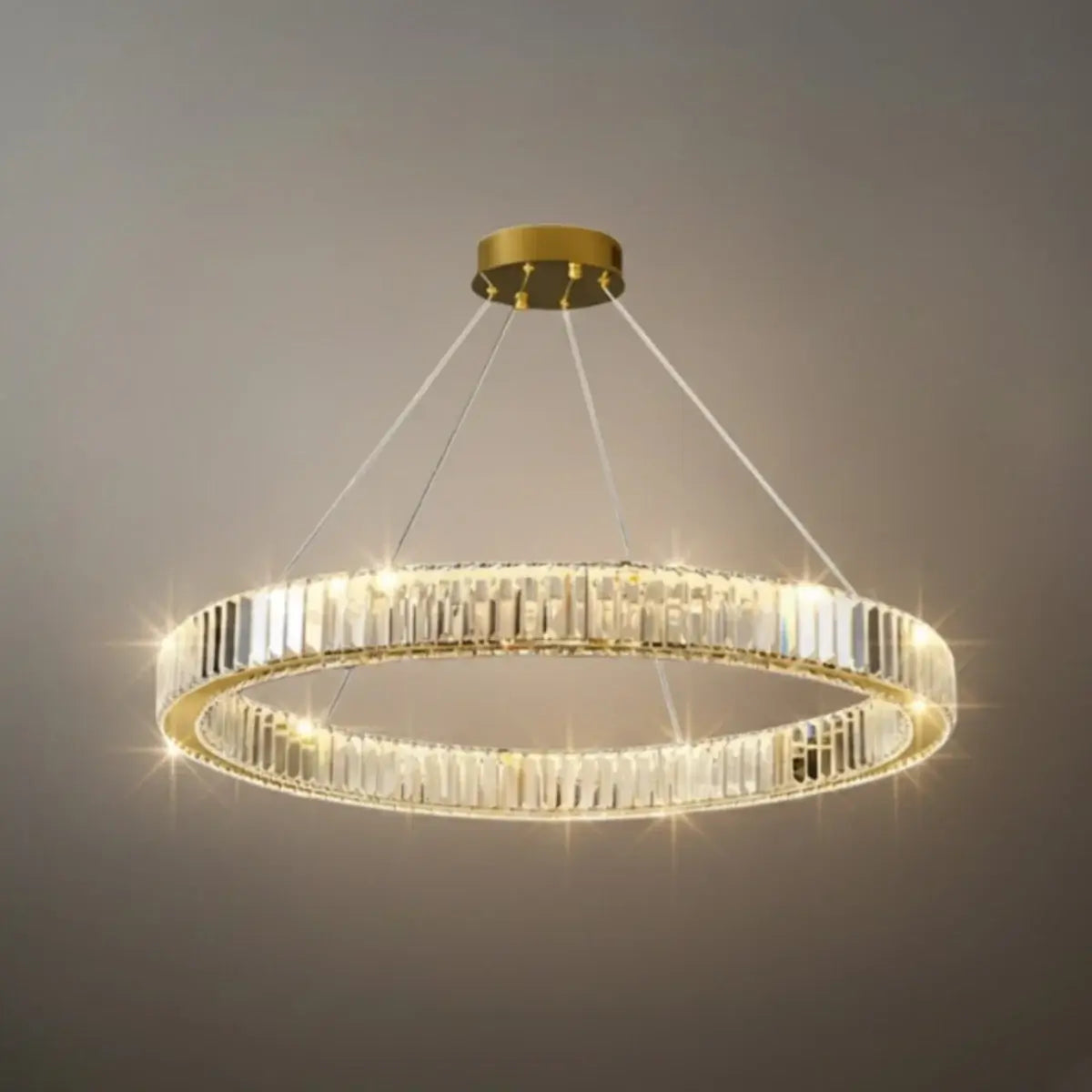 Modern Interlaced Ring Pendant Light