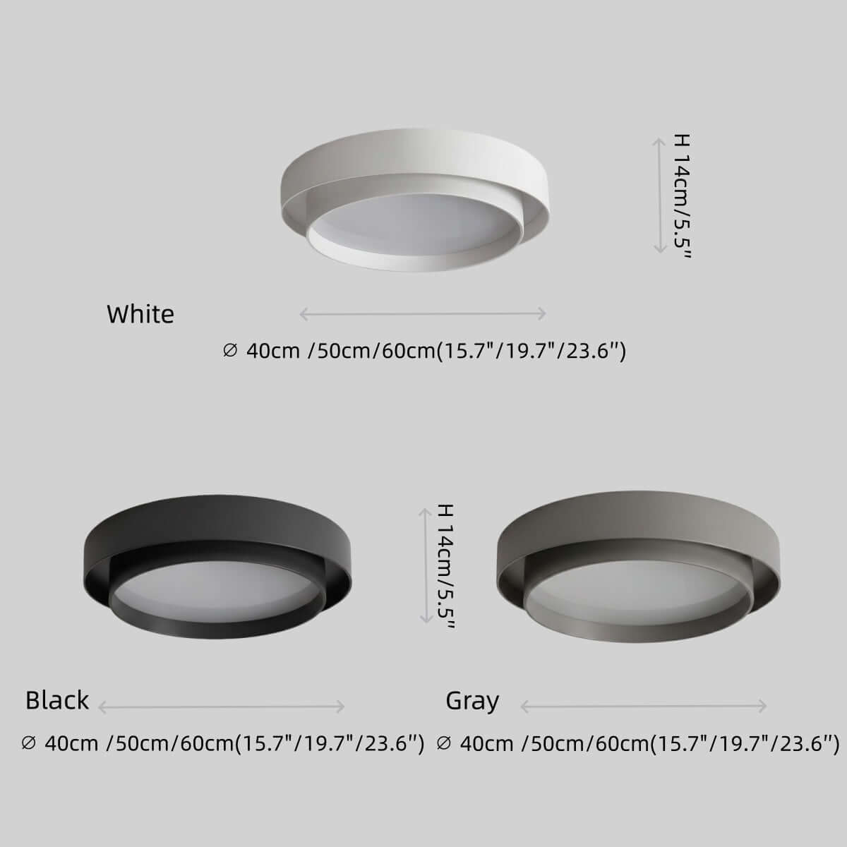 Contemporary Cylinder Ceiling Light — Matte Neutral LED