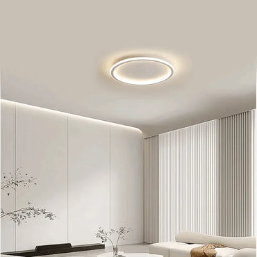 Modern Dimmable Round Ceiling Light White