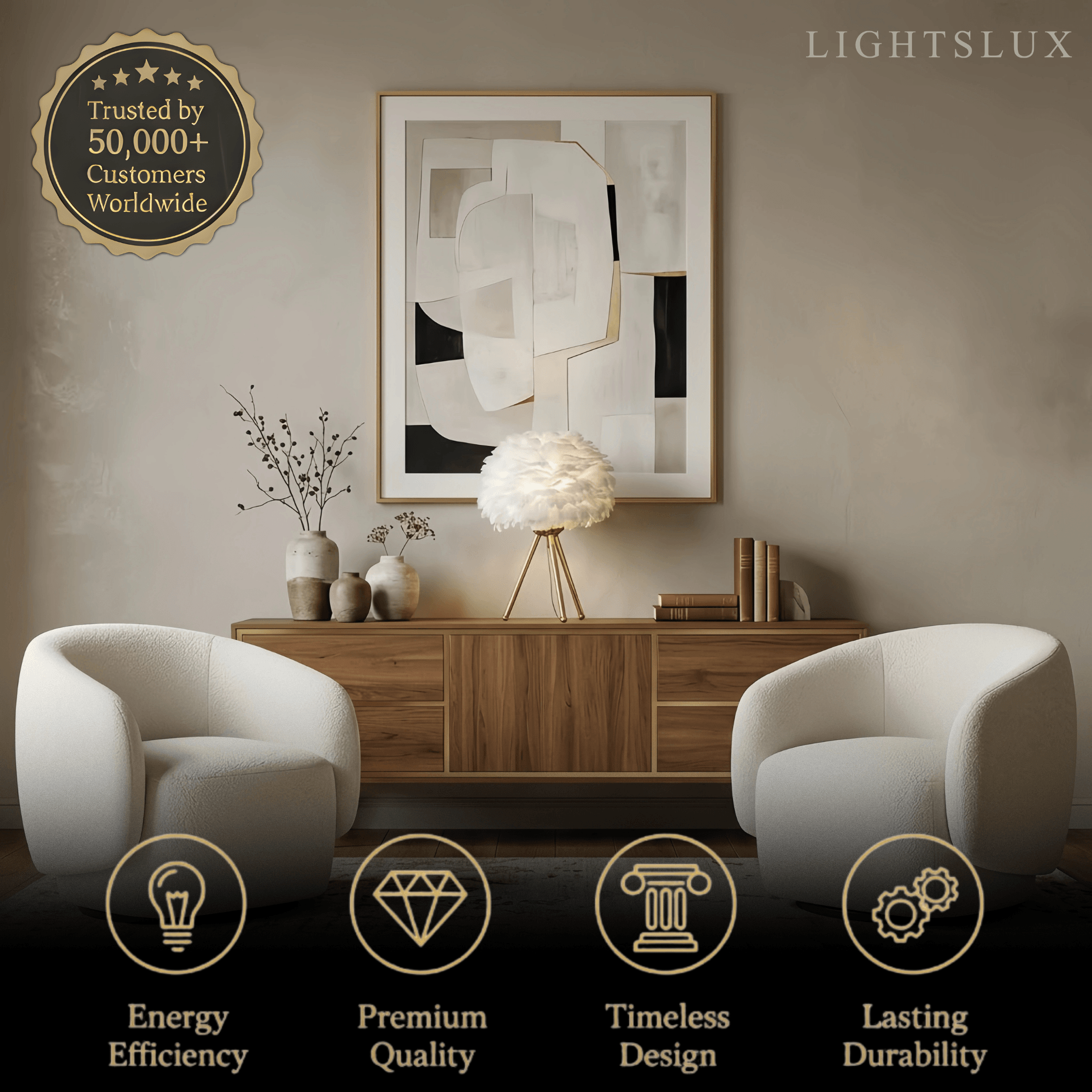 Lunara Art Deco Table Lamp