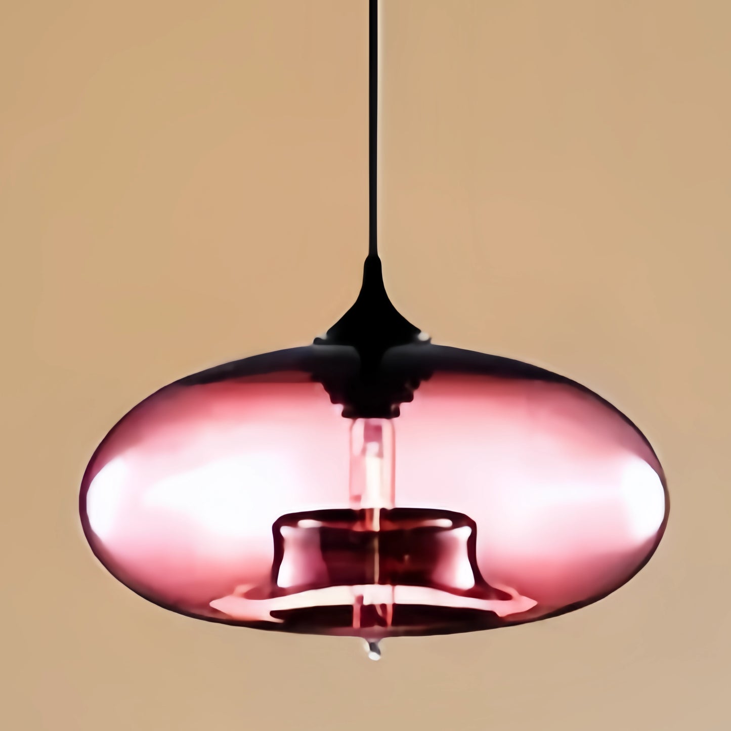 Morandia Modern Glass Pendant Light – Bread-Shaped Kitchen Island Lamp, 6 Colors