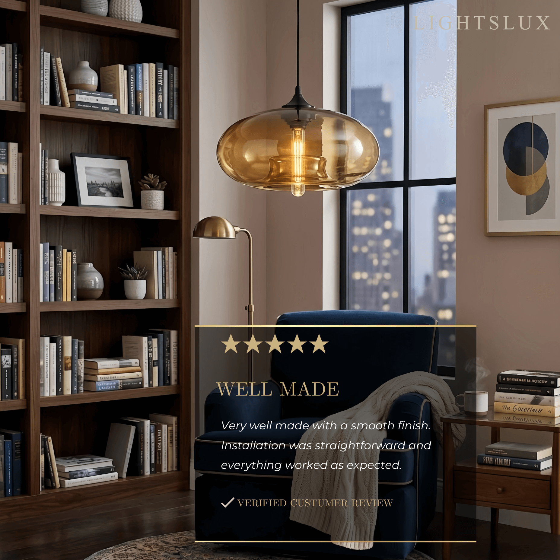 Morandia Modern Glass Pendant Light – Bread-Shaped Kitchen Island Lamp, 5 Colors