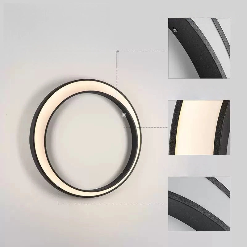 Art_Deco_Small_Outdoor_Wall_Lamp_Round_for_Courtyard
