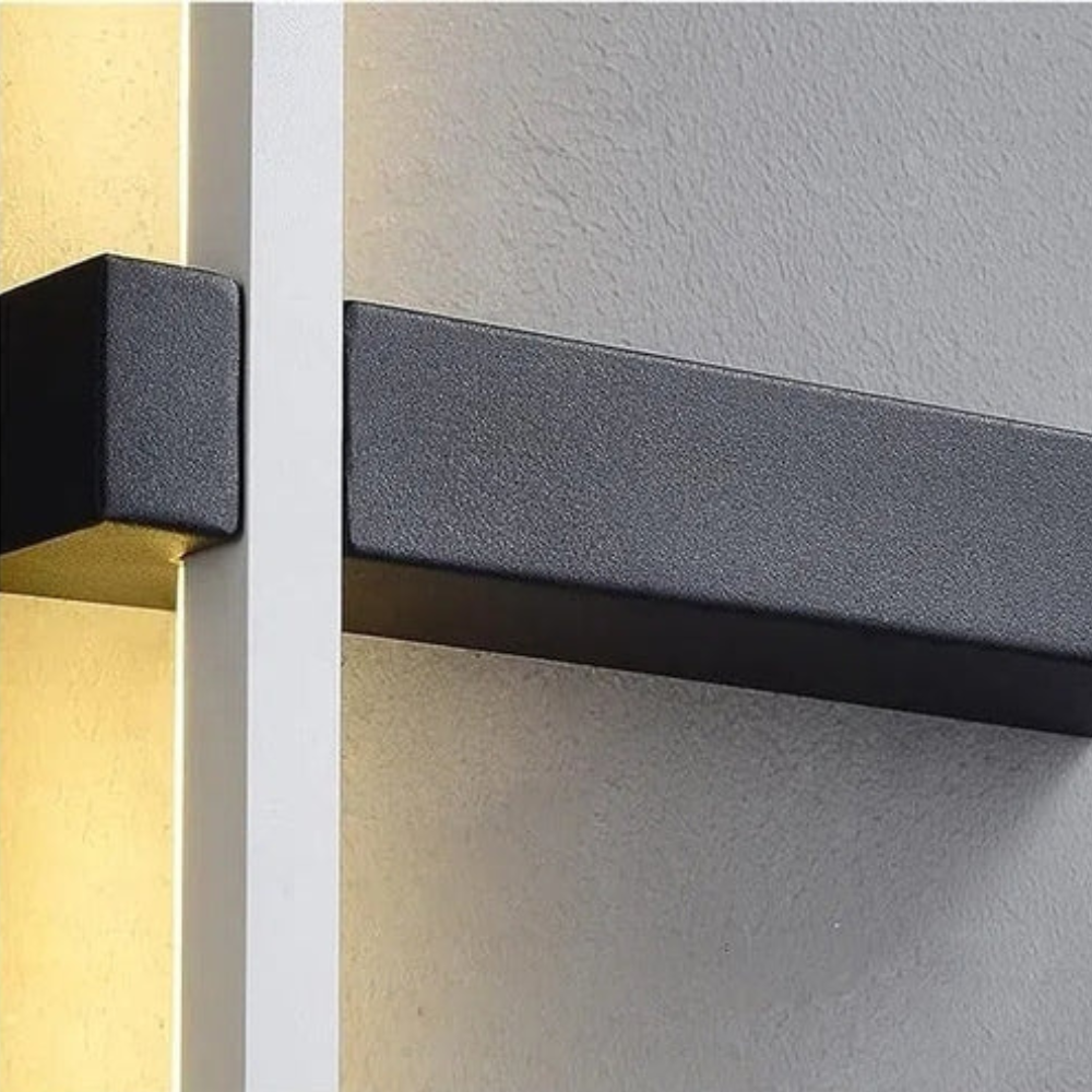 Arcato Minimalist Linear LED Wall Lamp – Black/White/ Red for Living Room