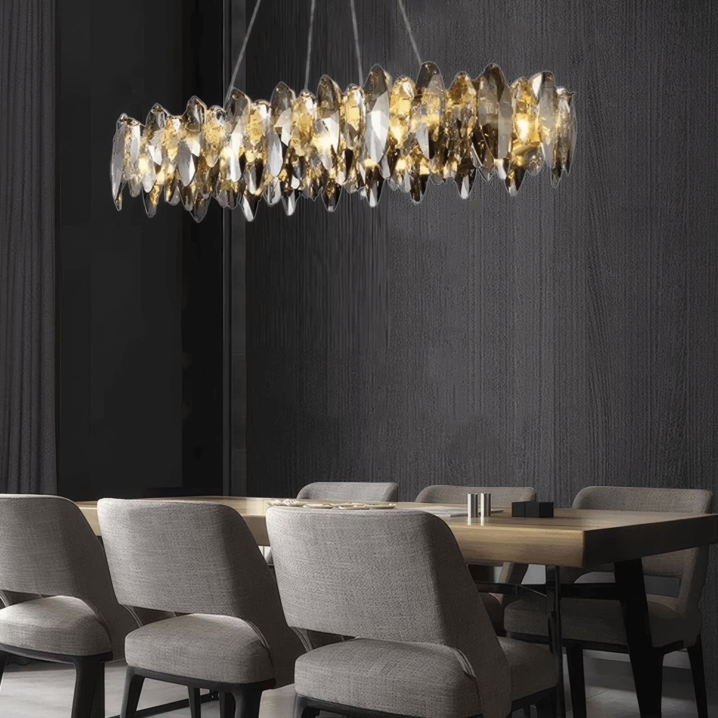 Royal Crystal Pendant Light for Dining Room