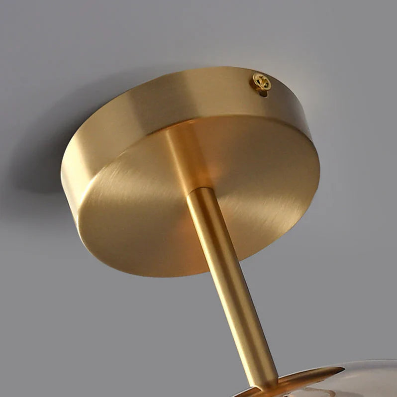 Modern Gold Ceiling Light 's Metal Ceiling Plate